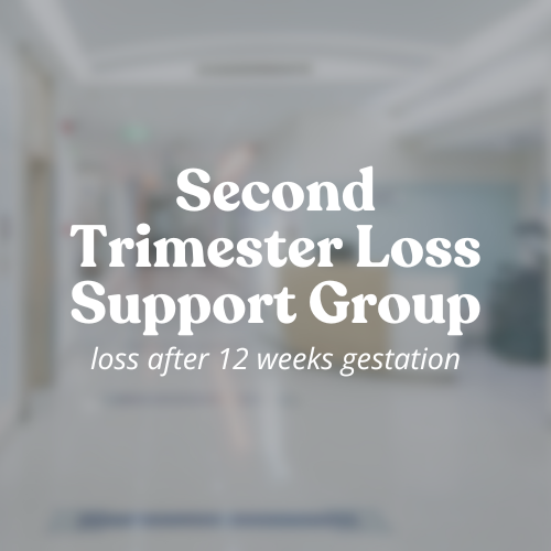 Second Trimester Loss Group (Starting 4/28 and Meeting on Sundays)